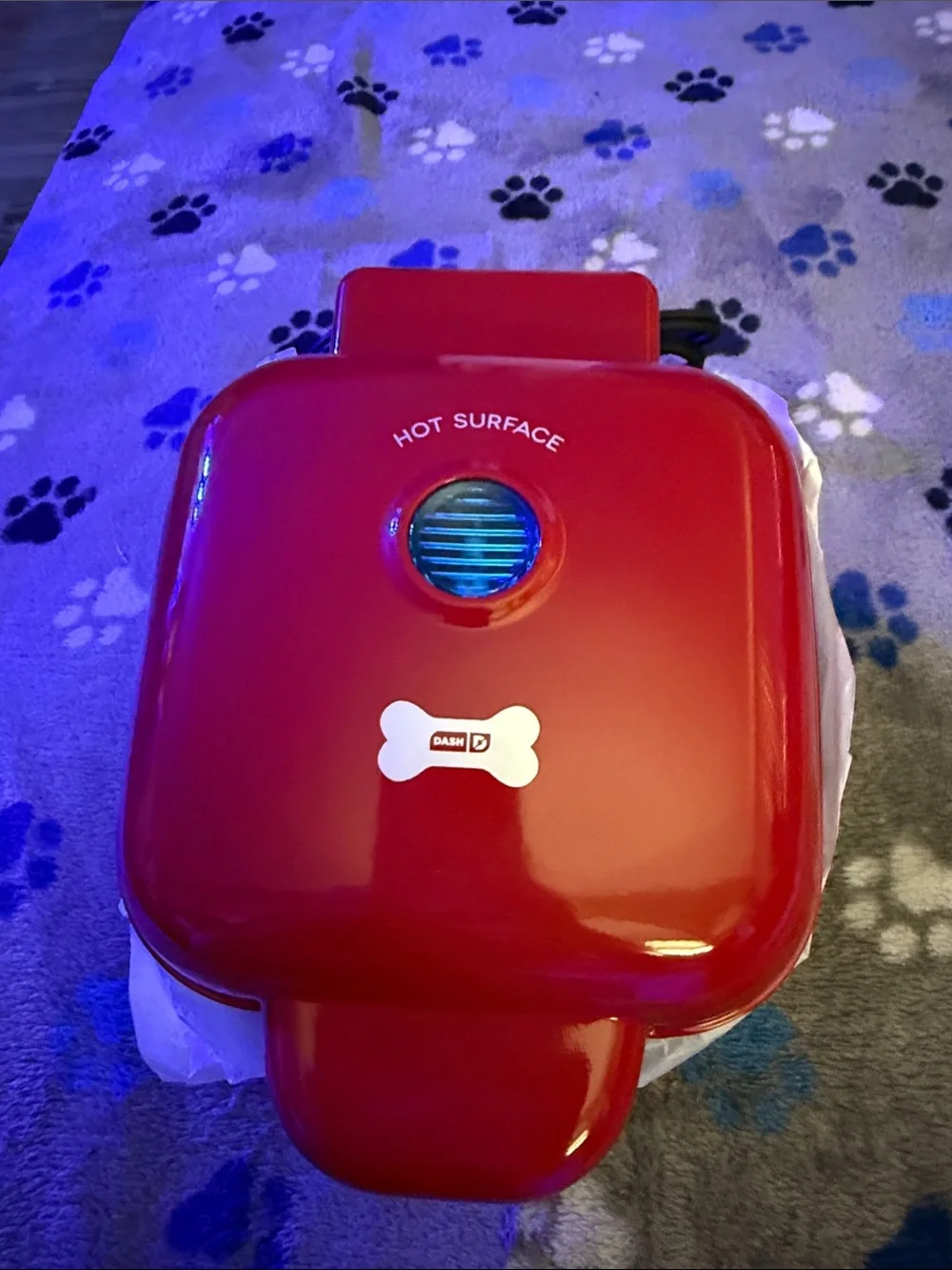 Dash Red Mini Dog Treat Maker - Bone Mold Snack Maker